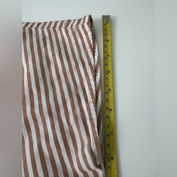 Madewell Button-Back Easy Shift Dress in York Stripe Earthen Clay Color Size XL - Picture 9 of 9